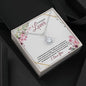 To my Beautiful Lover (Burgundy Card) - Eternal Hope Necklace