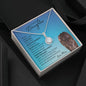 Beautiful Daughter From Mom (Blue Lion Card) - Eternal Hope Necklace