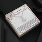 To My Beautiful Daughter-in-Law (Burgundy) - Eternal Hope Necklace