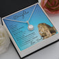 Precious Daughter from Dad (Blue Lion Card) _ Eternal Hope Necklace