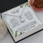 Wife (Christmas Holly Card) - Eternal Hope Necklace