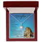 Precious Daughter from Dad (Blue Lion Card) _ Eternal Hope Necklace