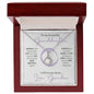 Granddaughter (Purple Circle Card) - Eternal Hope Necklace