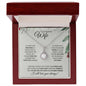 Wife - (Christmas Spruce Card) - Eternal Hope Necklace