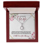 Beautiful Wife - Love & Light (Burgundy) - Eternal Hope Necklace