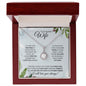 Wife (Christmas Holly Card) - Eternal Hope Necklace