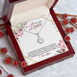 To my Beautiful Lover (Burgundy Card) - Eternal Hope Necklace