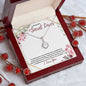 To My Secret Lover (Burgundy Card) - Eternal Hope Necklace