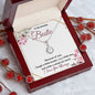 To My Amazing Bestie / Best Friend (Burgundy) - Eternal Hope Necklace