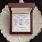 Granddaughter (Purple Circle Card) - Eternal Hope Necklace