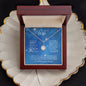Wife (Christmas Blue Snowflake Card) - Eternal Hope Necklace