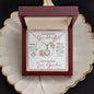 Granddaughter (Floral Frame Card) -Eternal Hope Necklace