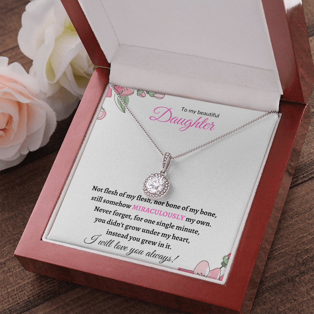 Nonbiological / Adopted Daughter (Pink card) - Eternal Hope Necklace