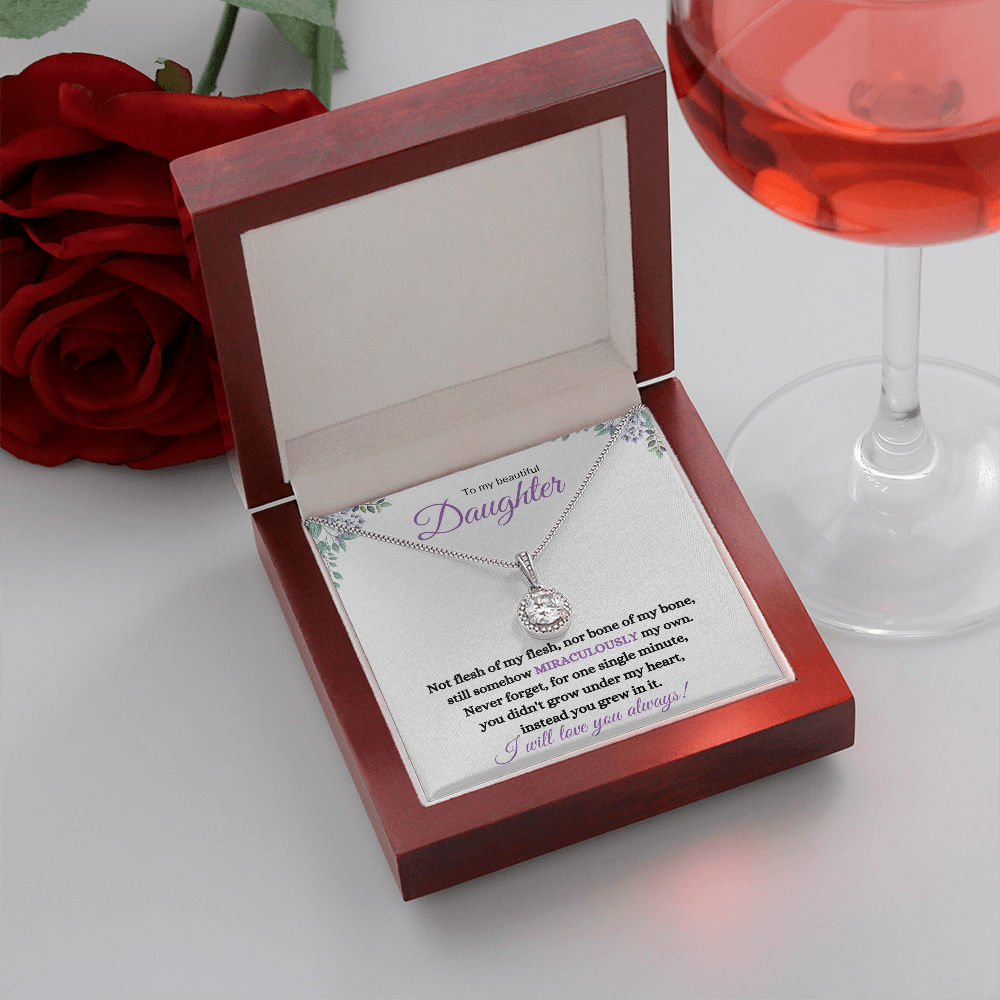 Nonbiological / Adopted Daughter (Purple Card) - Eternal Hope Necklace
