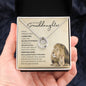 Granddaughter From Grandfather (Lion Card) - Pure Luck Necklace