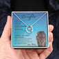 Beautiful Daughter from Mom (Blue Lioness) - Pure Luck Necklace