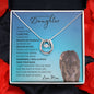 Beautiful Daughter from Mom (Blue Lioness) - Pure Luck Necklace