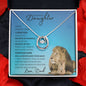 Daughter from Dad (Blue Lion Card) - Pure Luck Necklace