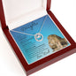 Daughter from Dad (Blue Lion Card) - Pure Luck Necklace