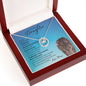 Beautiful Daughter from Mom (Blue Lioness) - Pure Luck Necklace