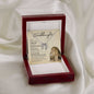Granddaughter From Grandfather (Lion Card) - Pure Luck Necklace