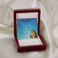 Daughter from Dad (Blue Lion Card) - Pure Luck Necklace