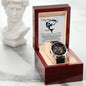 To my Man / Husband / Boyfriend / Lover / Soulmate / Fiancé (Great Catch / Fish / Valentine) - Openwork Watch
