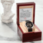 To My Secret Lover - Til Time Stands Still (White Valentines) - Open Work Watch