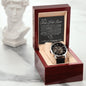 Red Hot Lover (Black Card) - Until Time Stands Still- Men's Openwork Watch