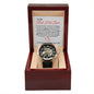 To My Red Hot Lover - Til Time Stands Still (White Valentines) - Open Work Watch