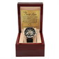 Secret Lover (Gold Card) - Until Time Stands Still- Men's Openwork Watch