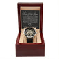 Red Hot Lover (Black Card) - Until Time Stands Still- Men's Openwork Watch