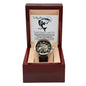 To my Man / Husband / Boyfriend / Lover / Soulmate / Fiancé (Great Catch / Fish / Valentine) - Openwork Watch