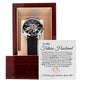 To My Future Husband / Fiancé- Til Time Stands Still (White Valentines) - Open Work Watch