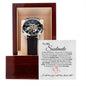 To My Soulmate- Til Time Stands Still (White Valentines) - Open Work Watch