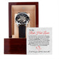 To My Red Hot Lover - Til Time Stands Still (White Valentines) - Open Work Watch