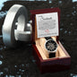 To My Soulmate- Til Time Stands Still (White Valentines) - Open Work Watch
