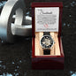 To My Soulmate- Til Time Stands Still (White Valentines) - Open Work Watch