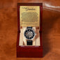 Grandson (Gold Card) - Until Time Stands Still- Men's Openwork Watch