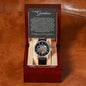 Grandson (Black Card) - Until Time Stands Still- Men's Openwork Watch