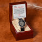 To My Red Hot Lover - Til Time Stands Still (White Valentines) - Open Work Watch