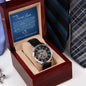 Secret Lover (Blue Card) - Until Time Stands Still- Men's Openwork Watch