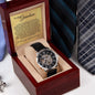 Grandson (Gold Card) - Until Time Stands Still- Men's Openwork Watch