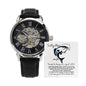 To my Man / Husband / Boyfriend / Lover / Soulmate / Fiancé (Great Catch / Fish / Valentine) - Openwork Watch