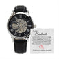 To My Soulmate- Til Time Stands Still (White Valentines) - Open Work Watch