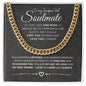 Soulmate (Charcoal Card) - Cuban Chain
