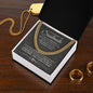 Soulmate (Charcoal Card) - Cuban Chain