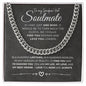 Soulmate (Charcoal Card) - Cuban Chain