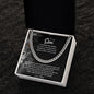 To My Son from Mom (Lion Card) - Cuban Link Chain