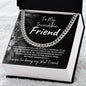 To My Incredible Best Friend (Male Lion) - Cuban Link Chain